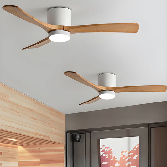 Nordic Wooden 42"/48"/52" Ceiling Fan Light