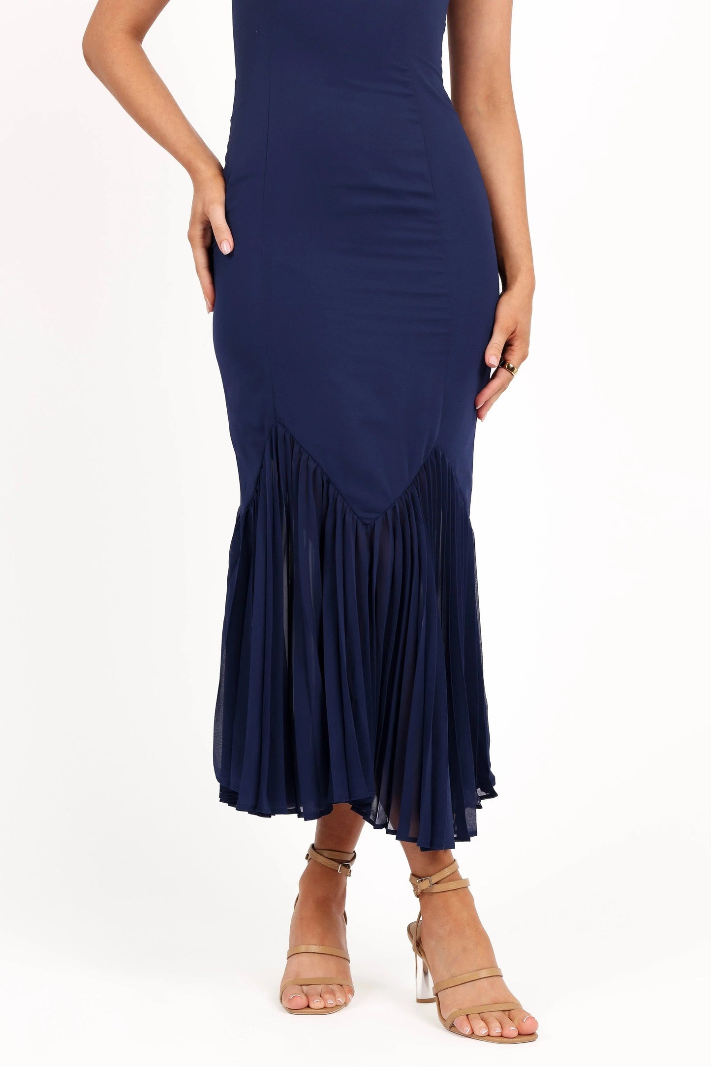 Sweetheart Bow-Detail Midi Dress