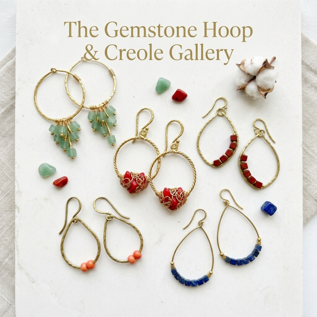 The Gemstone Hoop & Creole Gallery
