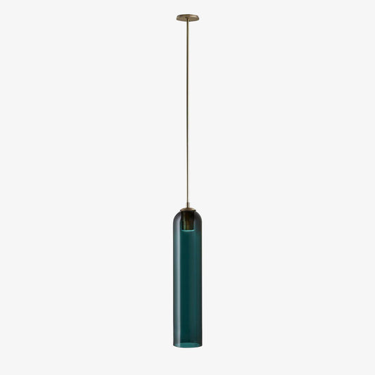 Long Tube Glass Pendant Light