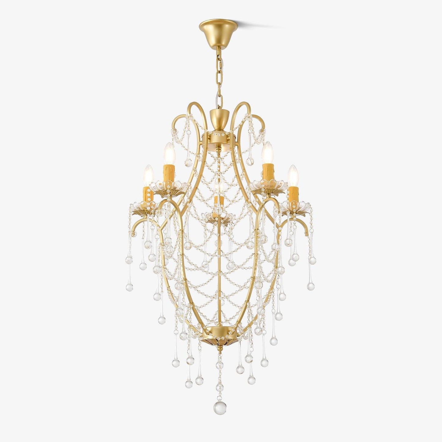 Crystal Birdcage Chandelier