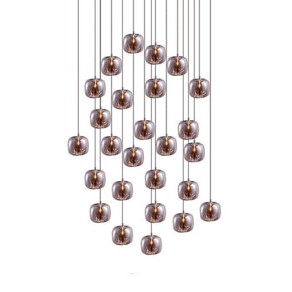 Cubie Suspension Brushed Brass Base