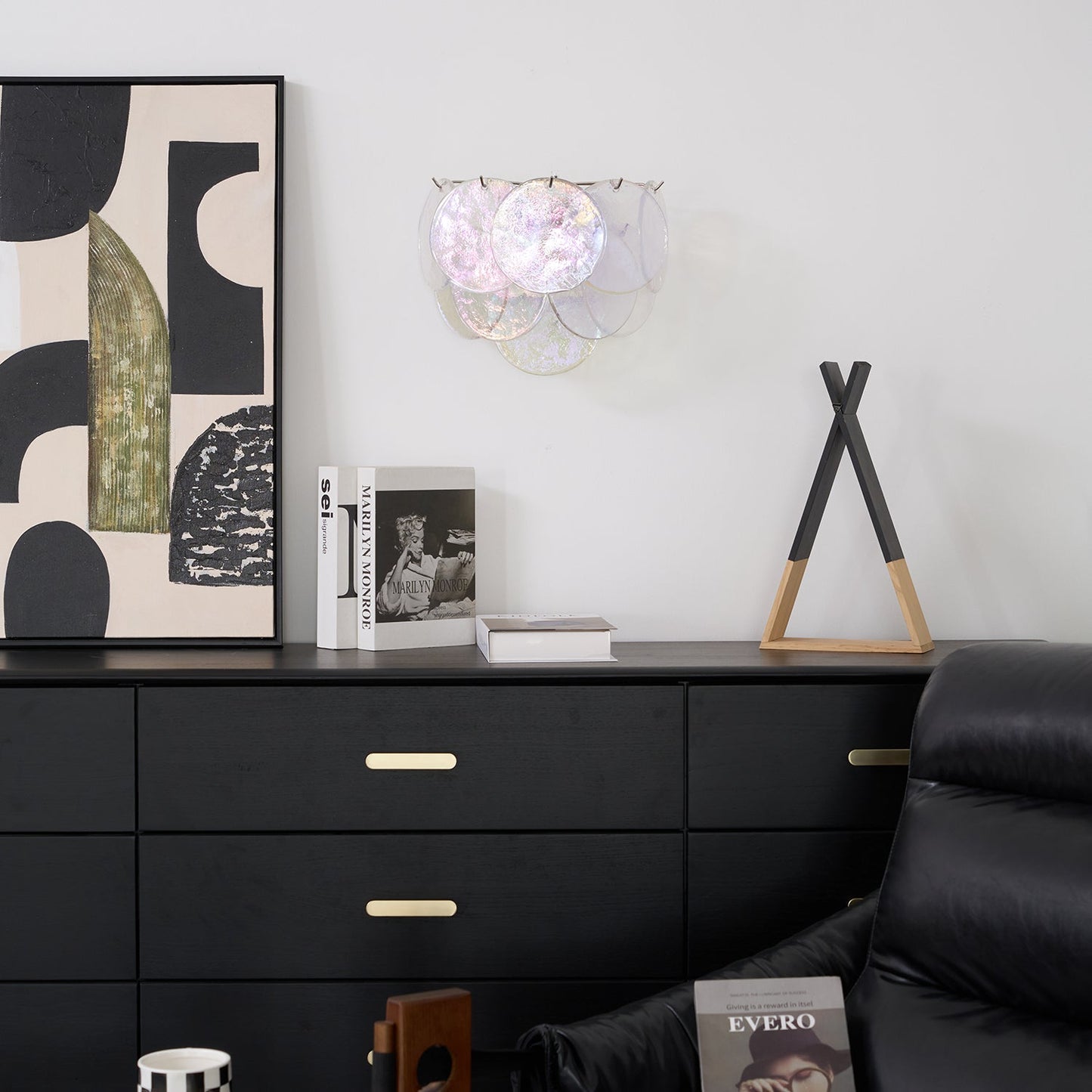 Lunaria Disc Murano Wall Lamp