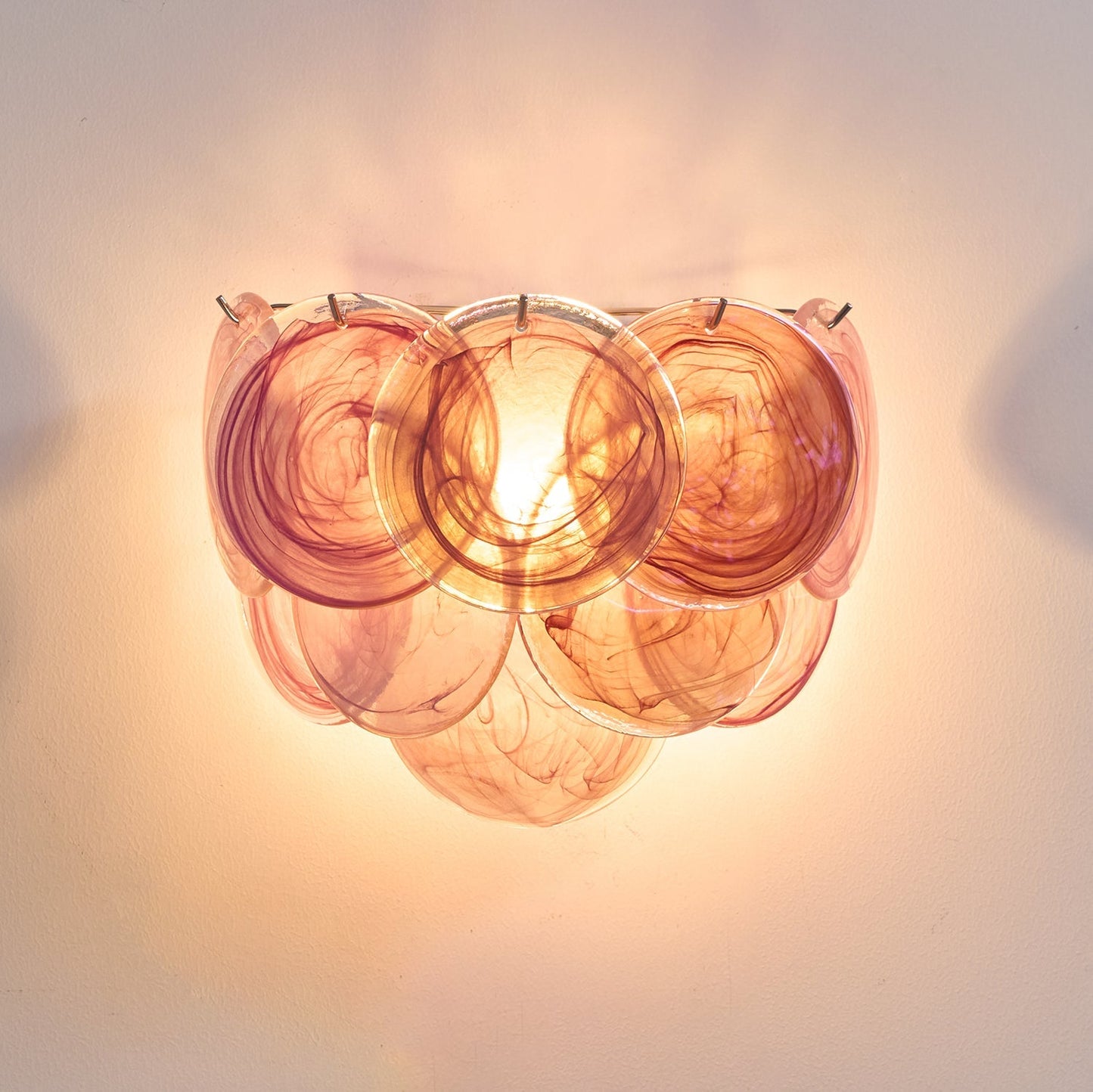 Lunaria Disc Murano Wall Lamp