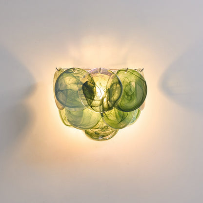 Lunaria Disc Murano Wall Lamp