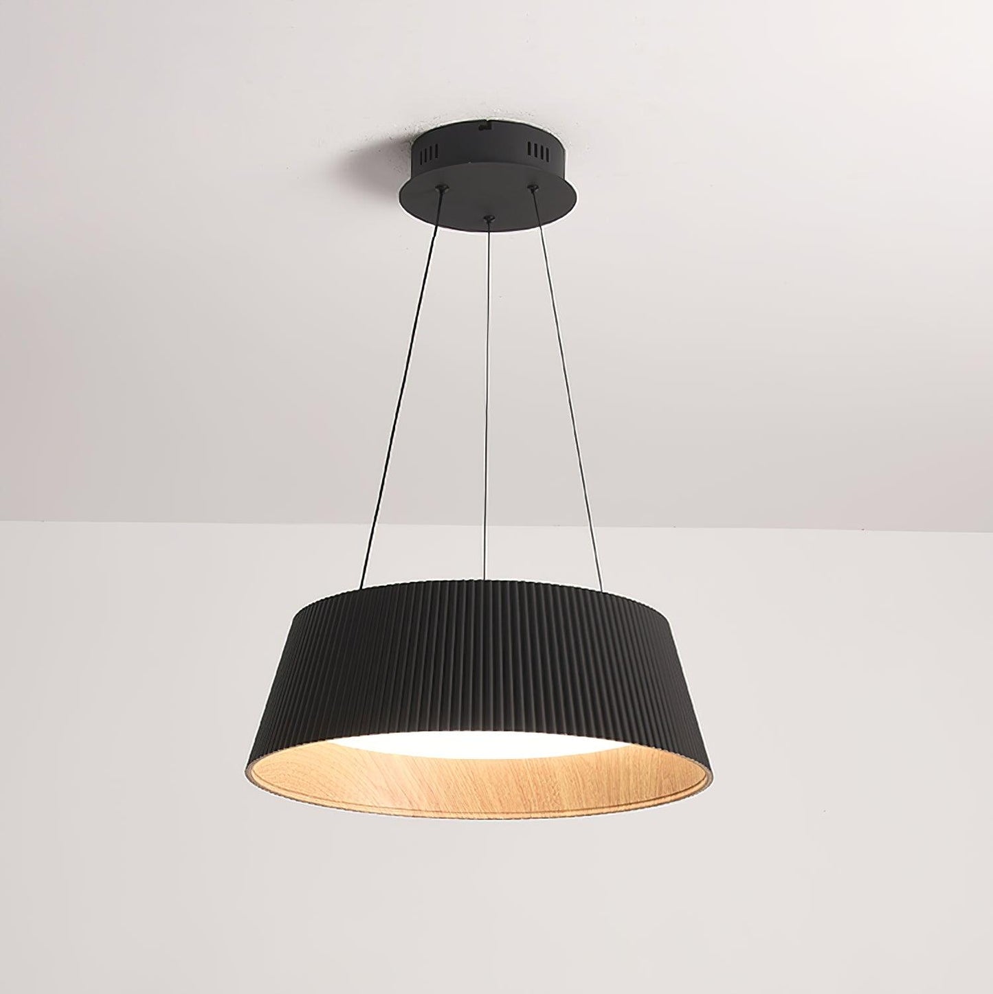 Modern Ribbed Pendant Light
