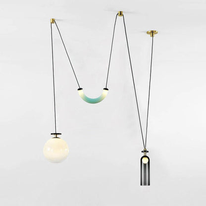 Geometric Shape Art Modern Chandelier