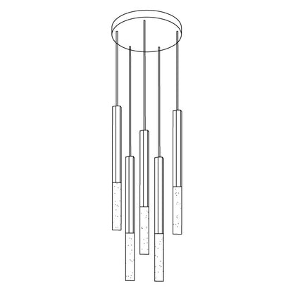 Shine Vertical Plumage Suspension