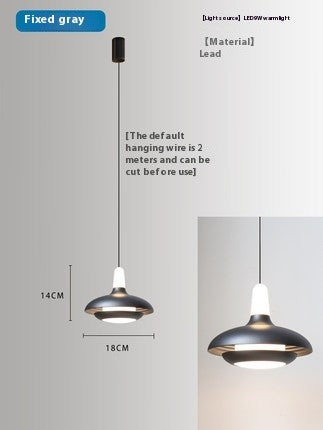 Adjustable Nordic LED Bedside Pendant