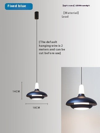 Adjustable Nordic LED Bedside Pendant