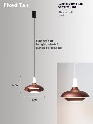 Adjustable Nordic LED Bedside Pendant