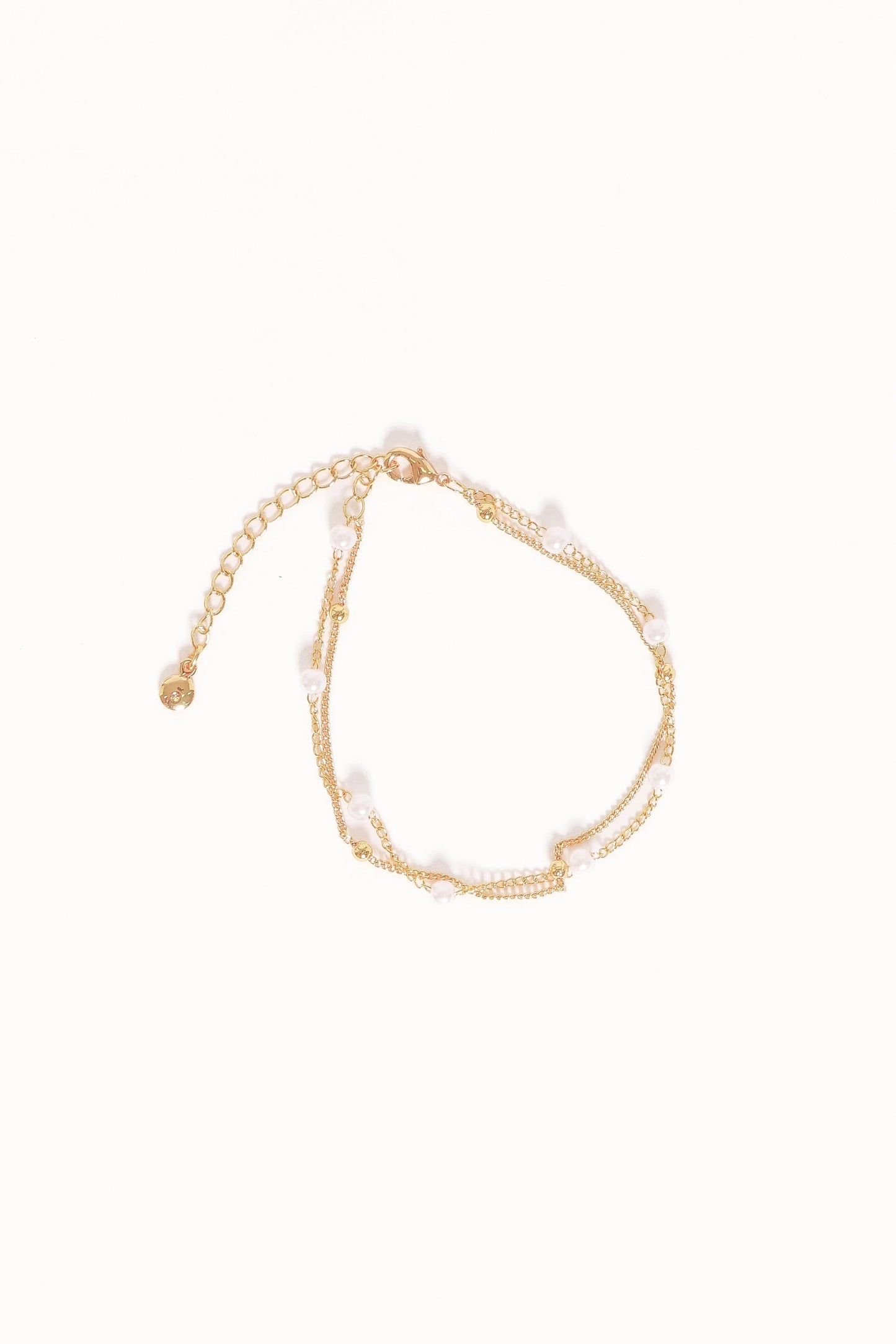 Bambi Double-Link Pearl Bracelet