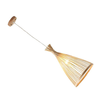 Bamboo Weaving Zen Pendant Light