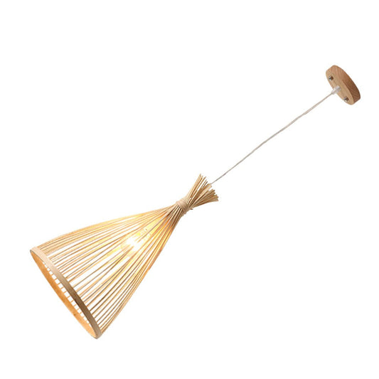 Bamboo Weaving Zen Pendant Light