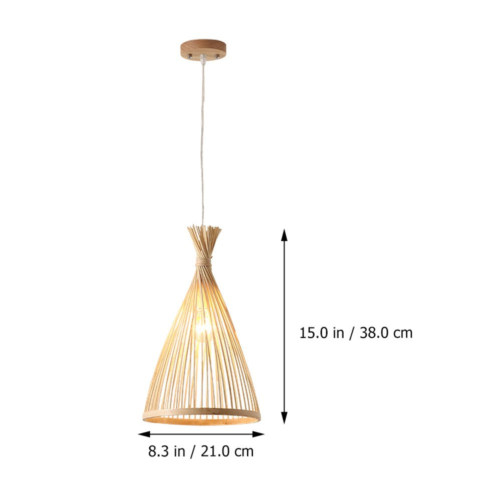 Bamboo Weaving Zen Pendant Light