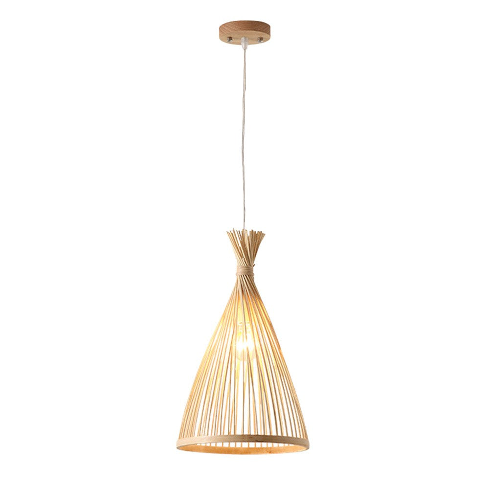 Bamboo Weaving Zen Pendant Light