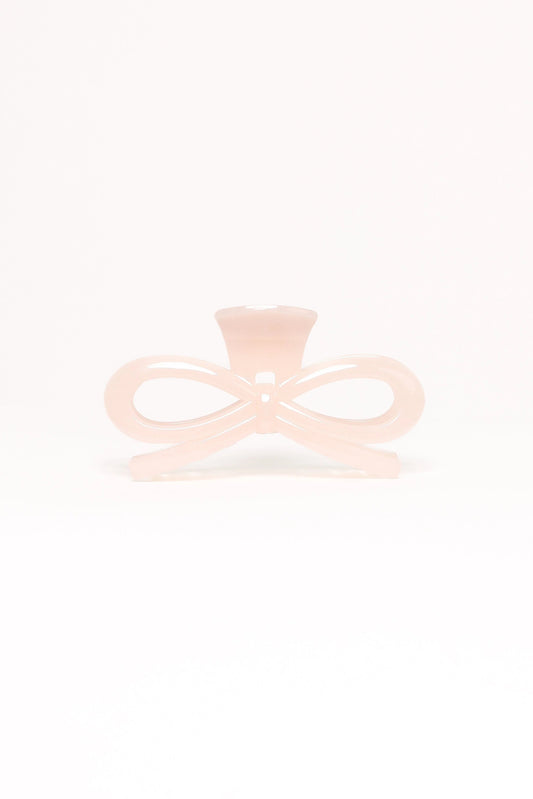 Bow-Accent Claw Hair Clip