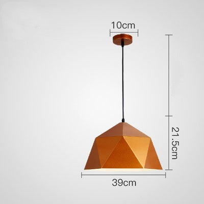 Colorful Geometric Pendant Light