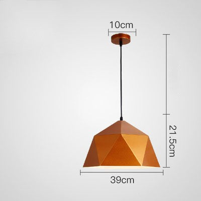 Colorful Geometric Pendant Light