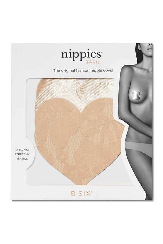 Heart-Shaped Lace & Satin Nipple Covers
