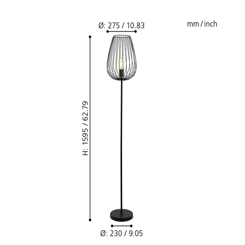 Iron Vintage Country Floor Lamp