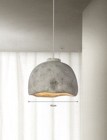 Japanese Resin Pottery Pendant Light