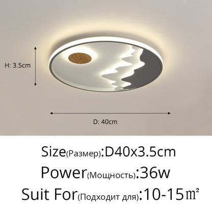 Modern Nordic LED Dome Ceiling Light