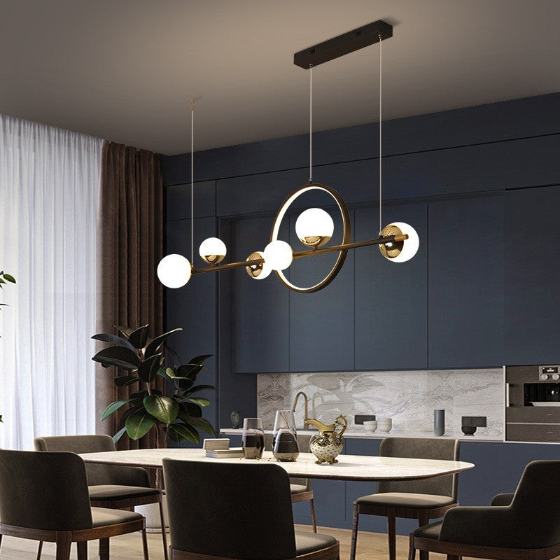 Nordic Linear Multi-Head LED Pendant