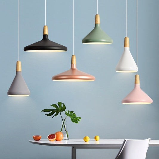 Nordic Macaron Aluminum Pendant Light