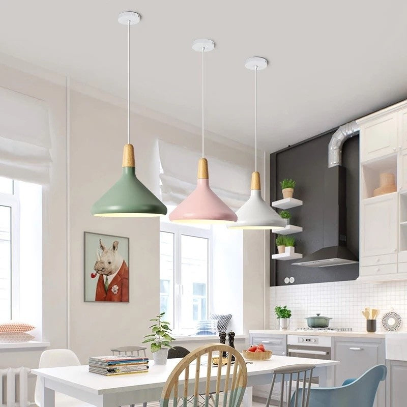 Nordic Macaron Aluminum Pendant Light