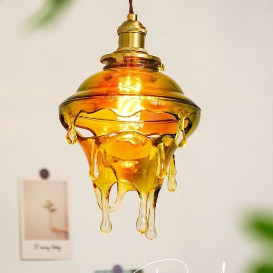 Retro Melting Candle Water-Drop Art Chandelier
